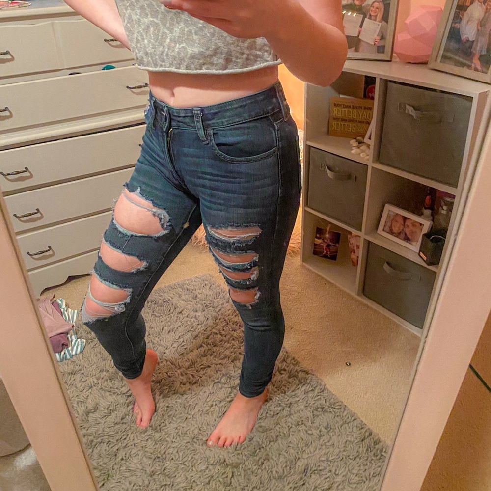American eagle hi rise jegging jeans
